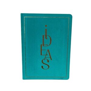 Teal Notebook with Gold Accents